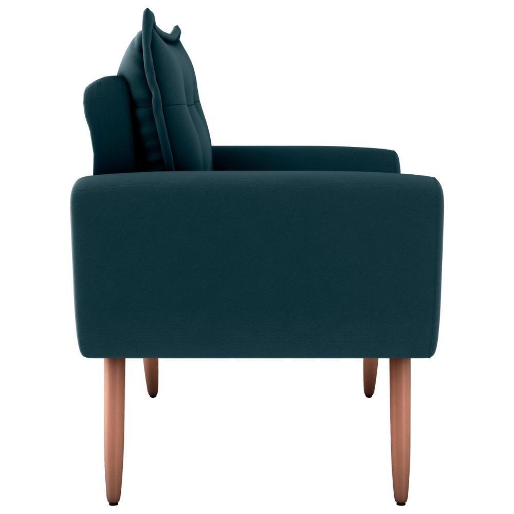 Conjunto De Poltronas Decorativas Lily Suede Petróleo - 3