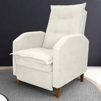 Poltrona Reclinável Do Papai Ben Boucle Bege - 1