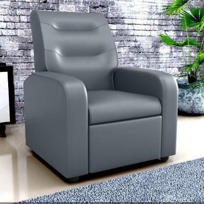 Poltrona Reclinável Jersey Sintético Chumbo Mais de Casa