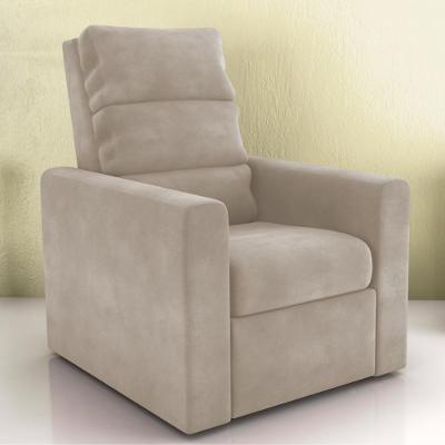 Poltrona Do Papai Reclinável Leon Veludo Café Mais De Casa
