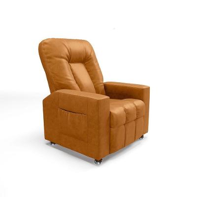 Poltrona Do Papai Reclinável Para Cinema Sora Pu Fh1 - D'rossi Cor Whisky