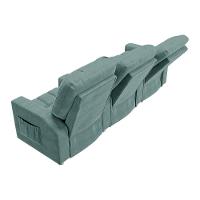 Poltrona Reclinável Para Cinema 3 Lugares Sora Veludo Fh1 - D'rossi Cor Azul Claro - 5