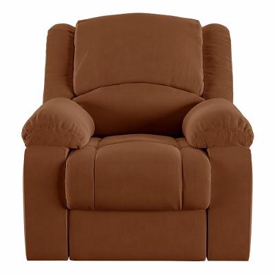 Poltrona Do Papai Reclinável Sala De Cinema Barcelona Manual Veludo Terracota