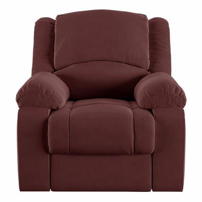 Poltrona Do Papai Reclinável Sala De Cinema Barcelona Manual Veludo Vinho