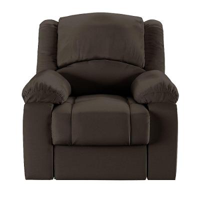 Poltrona Do Papai Reclinável Sala De Cinema Barcelona Manual Pu Marrom