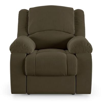 Poltrona Do Papai Reclinável Sala De Cinema Barcelona Elétrica Massagem Usb Veludo Capuccino