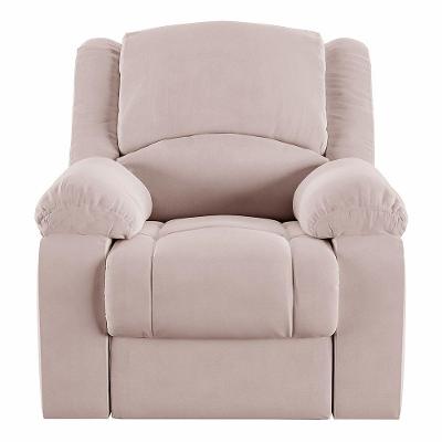 Poltrona Do Papai Reclinável Sala De Cinema Barcelona Manual Veludo Rosê