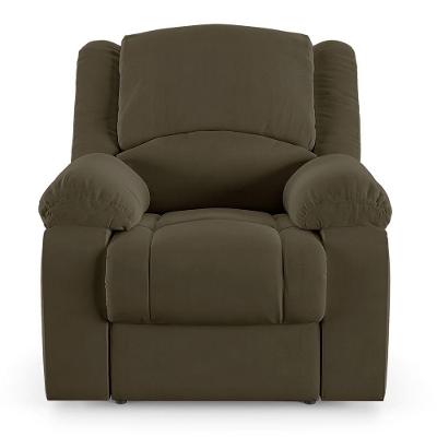 Poltrona Do Papai Reclinável Sala De Cinema Barcelona Elétrica Touch Usb Veludo Verde Esmeralda