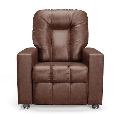 Poltrona Do Papai Reclinável Sala De Cinema Barcelona Manual Pu Marromg23