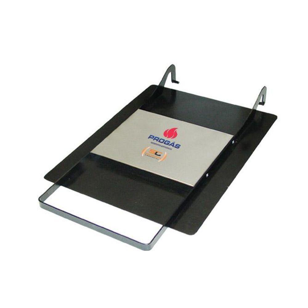 Kit - Chapa Lanche Bifeteira A Gás Pr-800g + Prensa Pão + Kit Gás - Progás - 4