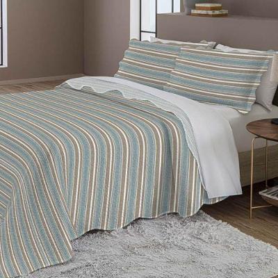 Kit Cobre Leito Casal Evolution Patchwork + 2 Porta-travesseiros Lille 4