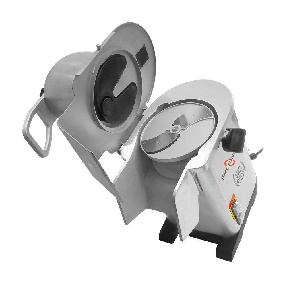 Processador De Alimentos Com 7 Discos De 203mm Pa7 Pro Skymsen E Faca Santoku Profissional Bivolt - 10