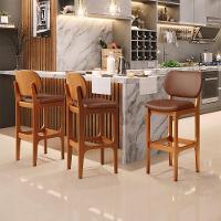 Banqueta Alta Para Cozinha Madeira Fixa Betta L02 Imbuia Couríssimo Marrom - Lyam Decor - 6