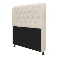 Kit Cabeceira Lady E Recamier Ari 90 Cm Solteiro Corano Bege Bege - 5