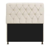 Kit Cabeceira Lady E Recamier Ari 90 Cm Solteiro Corano Bege Bege - 6