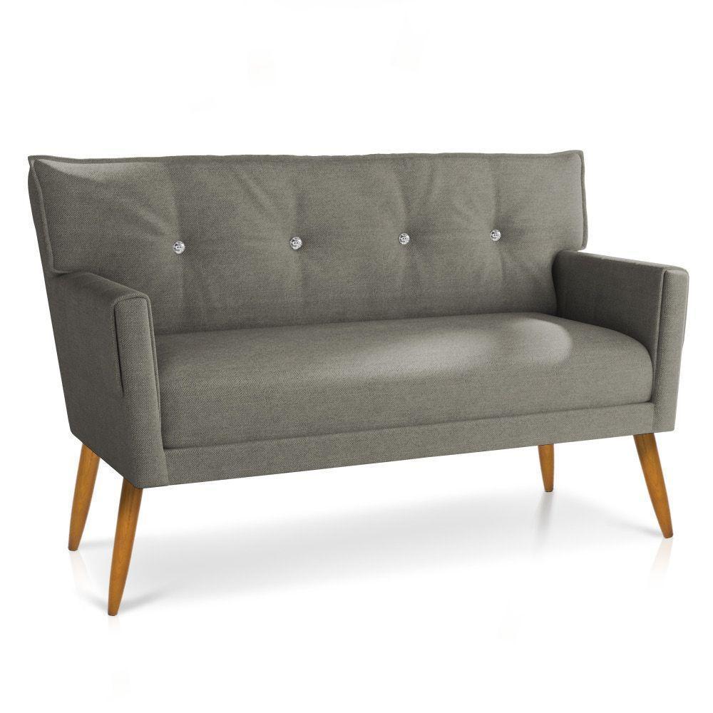 Kit Namoradeira E 02 Poltronas Anitta D'rossi A26 Grafite - 7