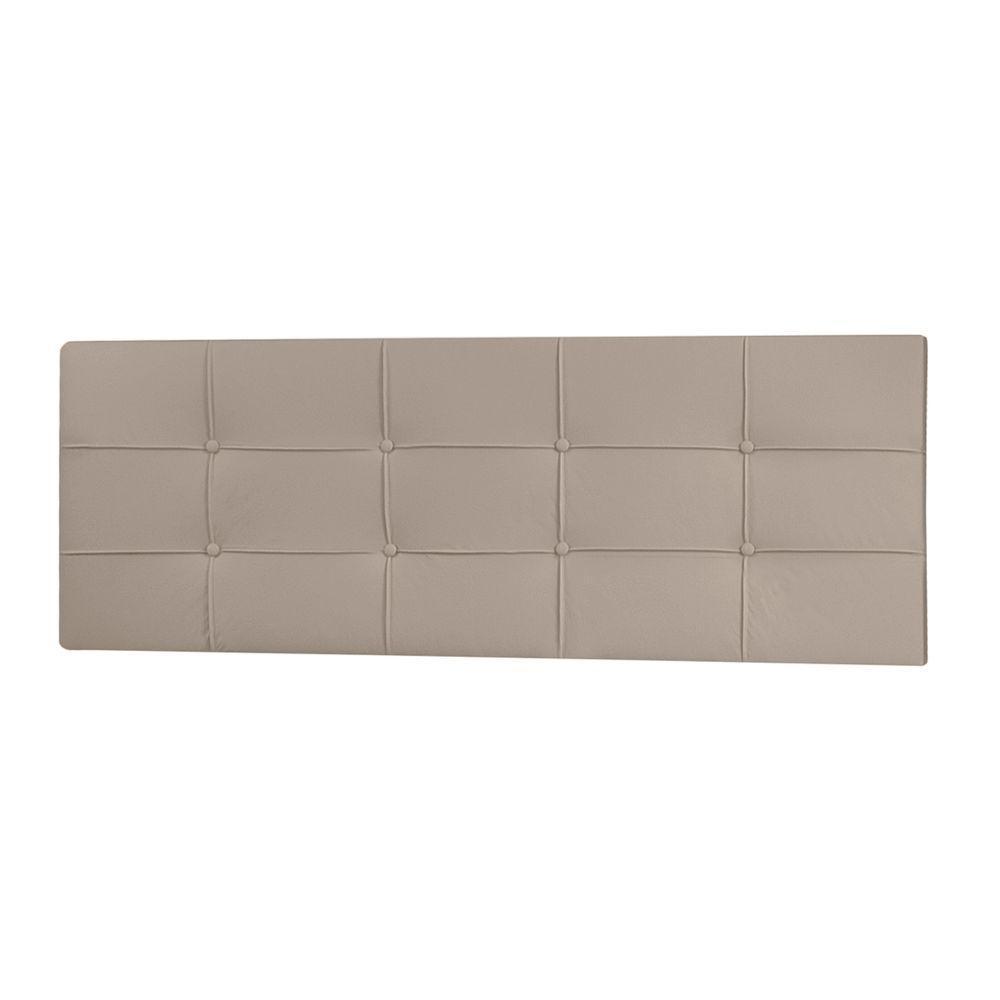 Cabeceira Painel Queen 1,60m Roma Corano - Pallazio Cor Bege - 1