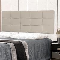 Cabeceira Painel Queen 1,60m Roma Corano - Pallazio Cor Bege