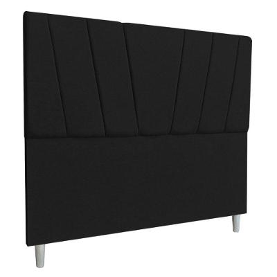 Cabeceira King 1,95m Italia Veludo Preto