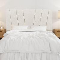 Cabeceira Casal 1,40m Italia Linho Bege - Pallazio - 4