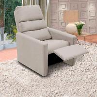 Poltrona Do Papai Reclinável Ravena Bege Shop Das Cabeceiras Bege