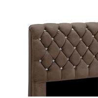 Cabeceira Fernanda 1,95 King Size Shop Das Cabeceiras Marrom Chocolate - 2