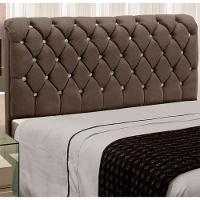 Cabeceira Fernanda 1,95 King Size Shop Das Cabeceiras Marrom Chocolate - 3