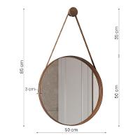 Gabinete De Banheiro Com Espelho E Cuba Preta Preto-canela-off White-castanho - 5