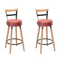 Kit 2 Banquetas Moscou Cor Telha Salaone Telha - 1