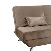 Sofá Cama Dubai 3 Lugares Veludo Turkay Shop Das Cabeceiras Castor - 2