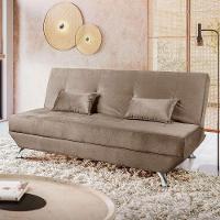 Sofá Cama Dubai 3 Lugares Veludo Turkay Shop Das Cabeceiras Castor