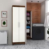 Armário Multiuso Lavanderia 02 Portas Aline Imbuia-champanhe - Pallazio - 2