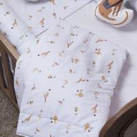 Edredom Dupla Face Para Berço Percal 200 Fios 100% Algodão 1 Peça - Boho Safari - 2