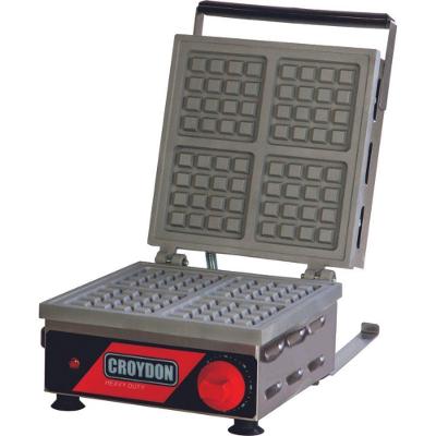 Wafleira Quadrada Simples Mwqs Croydon Máquina De Waffle Mwqs 110v