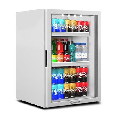 Mini Expositor Vb11 Metalfrio Refrigerador 115 Litros Branco 110v