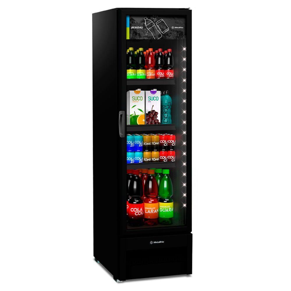 Expositor De Bebidas Slim Vertical All Black Vb28rh Metalfrio Refrigerador 343 Litros Preto 220v - 4