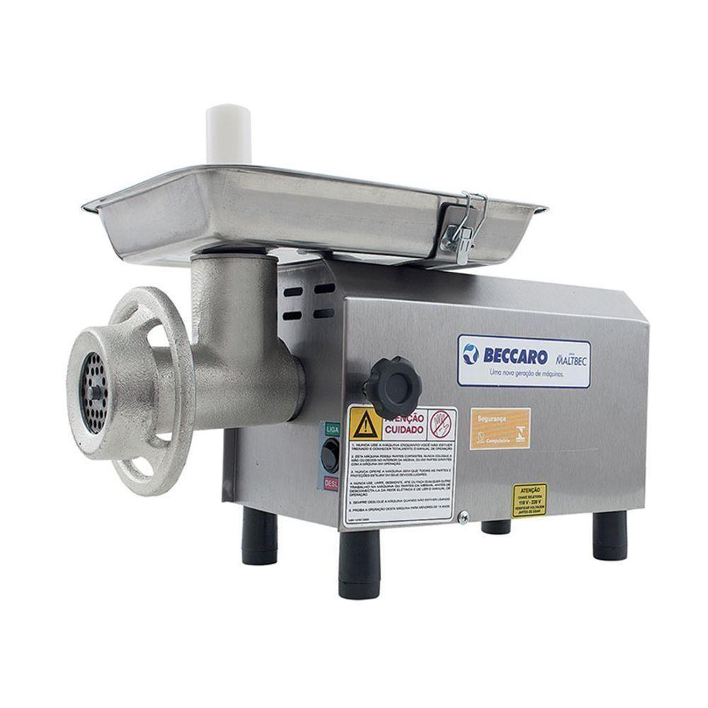 Picador De Carne Monofásico Boca 8 Pbm08i Beccaro Picador Boca 8 Inox Bivolt - 1