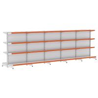 Kit 5 Módulos De Gôndolas Centro 1,37 Fit40 Amapá Expositor Branco - 1