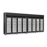 Expositor 8 Portas Geas8p Gelopar Auto Serviço Preto 4 Prateleiras 220v - 2