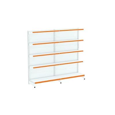 Kit 2 Módulos De Gôndolas Parede 2,02 Fit40 Amapá Expositor Branco