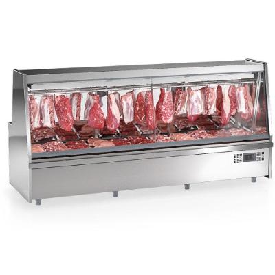 Balcão Frigorifico Turino Com Depósito Gats300d Gelopar Expositor De Carnes Inox 220v