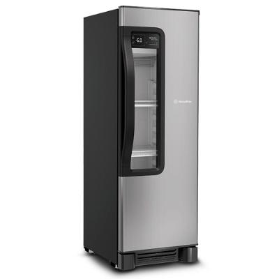 Cervejeira Beer Maxx 250 Vn25t Metalfrio Refrigerador Porta Com Visor 264 Litros Inox 110v