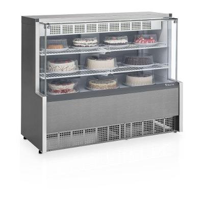 Vitrine Refrigerada Gpea140r Gelopar Aurora Confeitaria 1,40mt Tipo Inox 220v