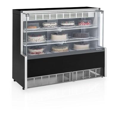 Vitrine Refrigerada Gpea140r Gelopar Aurora Confeitaria 1,40mt Preto 110v
