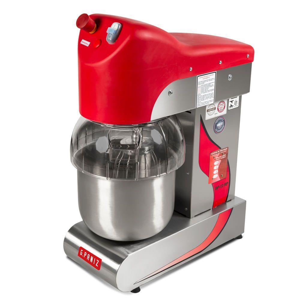 Batedeira Planetária 12 Litros Com Redutor Bp12rp G.paniz Batedeira 12 Litros Inox 220v - 1