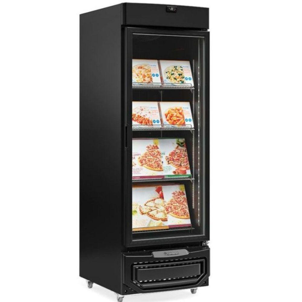 Expositor Vertical Com Porta De Vidro Gfa57lb Gelopar Expositor All Back 572 Litros 220v - 1