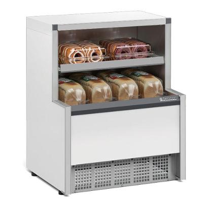 Módulo Balança Com Vitrine Neutra Aberta Aurora Mpba075 Gelopar Balcão Inox