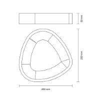 Gamela Organica Churrasco Tramontina Em Madeira Teca Fsc Com Acabamento Em óleo Mineral 25x25 Cm - 8