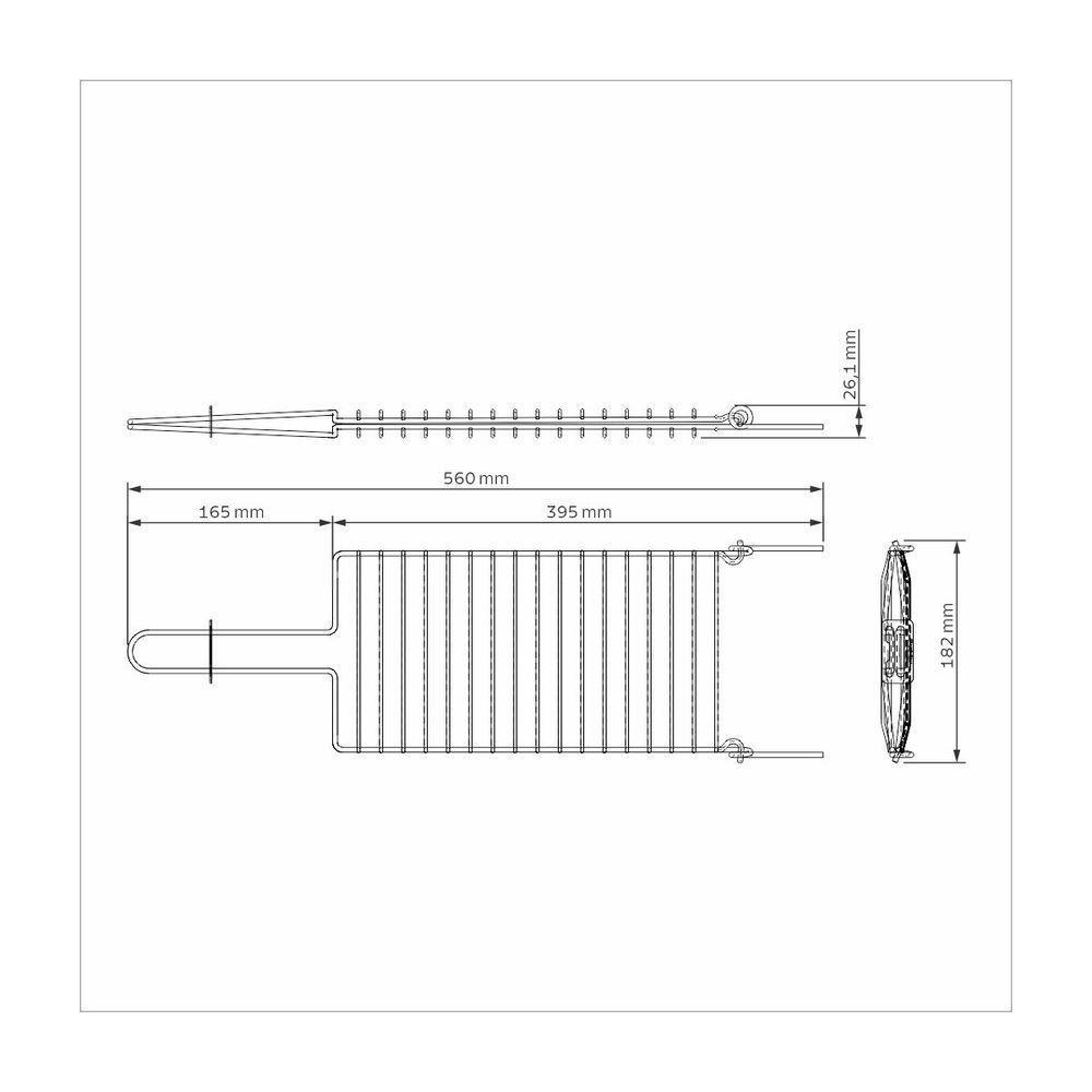Grelha Tramontina Churrasco Em Aço Inox 31x18 Cm - 5