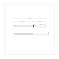 Chaira Tramontina Churrasco Com Haste Em Aço Carbono E Cabo De Madeira Natural 8 Polegada - 3